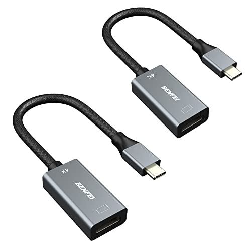 BENFEI 2 Pack USB C to HDMI Adapter (4K@60Hz), USB Type-C to HDMI Adapter [Thunderbolt 3/4 Compatible] with iPhone 15 Pro/Max, MacBook Pro/Air 2023, iPad Pro, iMac, S23, XPS 17, Surface Book 3 - color: 2 Pack