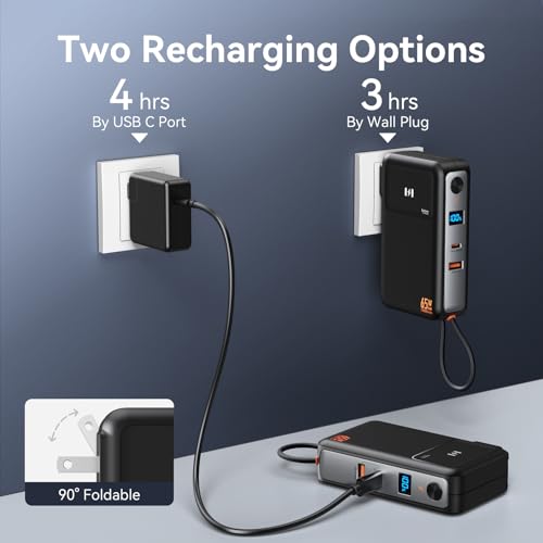 Selore&S-Global 3 in 1 Portable Phone Charger 10000mAh and PD 30W Fast Charging Portable iPhone Charger 10 000mAh