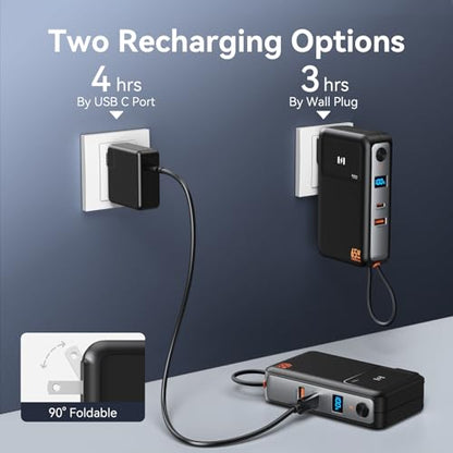 Selore&S-Global 3 in 1 Portable Phone Charger 10000mAh and PD 30W Fast Charging Portable iPhone Charger 10 000mAh
