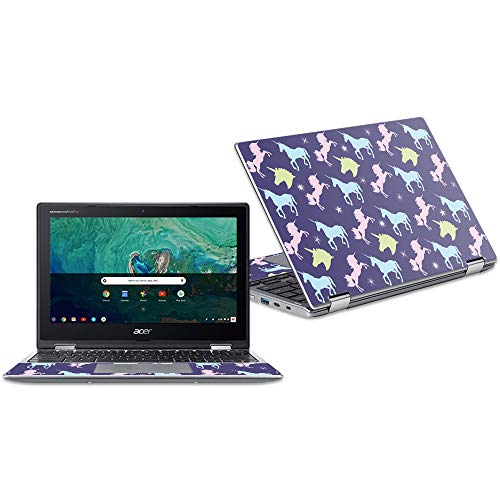 MightySkins Skin Compatible with Acer Chromebook Spin 11" CP311 - Unicorn Dream | Protective, Durable, and Unique Vinyl Decal wrap Cover | Easy to Apply, Remove, and Change Styles | Made in The USA - color: Unicorn Dream