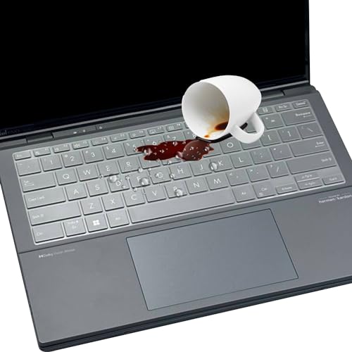 Ultra Thin Keyboard Cover for 2025 2024 ASUS ZenBook 14/ZenBook 14X UX3404 UX3405, ZenBook 14 Q425 Q415 Q410VA Q420 Q420VA, ZenBook Flip 14 OLED UP3404, ZenBook Pro UX6404 14 inch Laptop US Layout