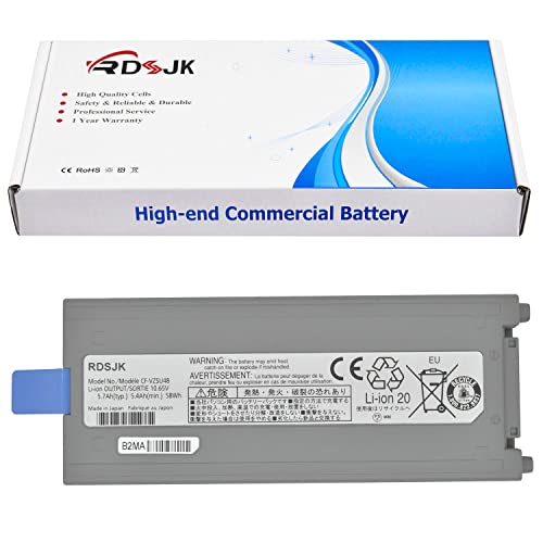 CF-VZSU48 CF-VZSU48U Battery Compatible Panasonic Toughbook CF19 CF-19 MK1 MK2 MK3 MK4 MK5 MK6 MK7 MK8 Series CFVZSU48 CF-VZSU28 CF-VZSU50 CF-VZSU50U CF-VZSU58U CF-VZSU48R 10.65V 58Wh