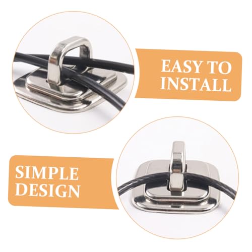 Happyyami Combination Keyed Cable Lock Anchor Plate Desk Mount Security Plate Sturdy Laptop Lock for Busy Professionals