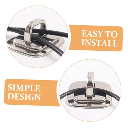 Happyyami Combination Keyed Cable Lock Anchor Plate Desk Mount Security Plate Sturdy Laptop Lock for Busy Professionals