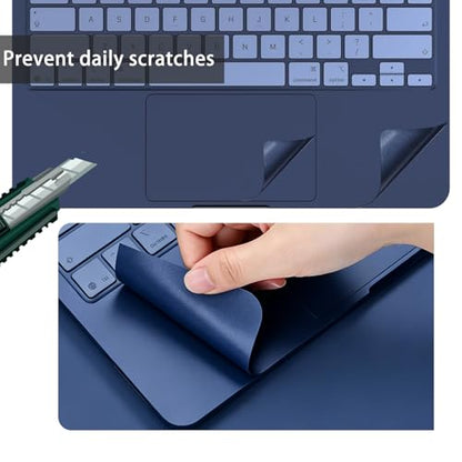 Palm Rest Skin for 2026 MacBook Neo 13 inch Laptop with A18 Pro Chip A3404, MacBook Neo Accessories Wrist Rest Protective Skin Cover Scratch Resistant (Blue)