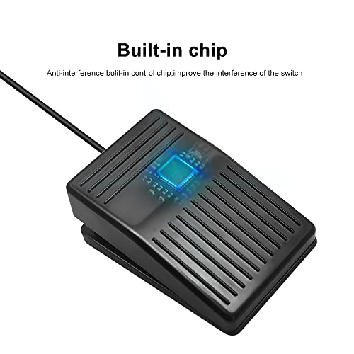 USB Foot Pedal PC Single Foot Switch Foot Control Keyboard Mouse Programmable Keyboard for Video Game Office Work Page Turner