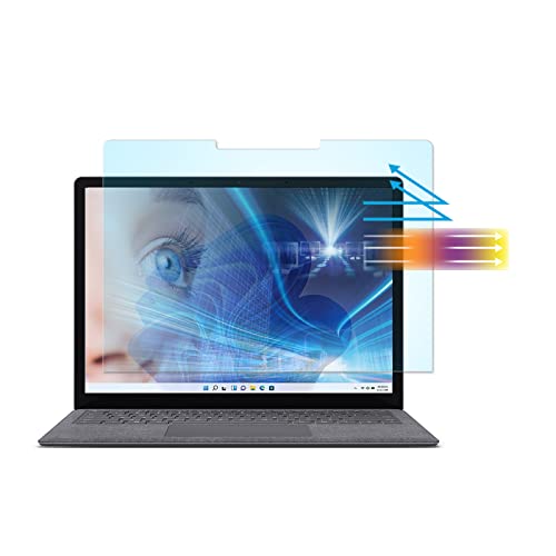 MUBUY-GOL Screen Protector for 13.5" Microsoft Surface Laptop 6/Laptop 5/Laptop 4/Laptop 3/2/1 13.5 inch Laptop, Eye Protection Blue Light Glare UV Filter Film, Anti Fingerprint - color: Surface Laptop, size: 13.5 Inch