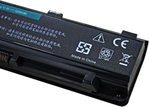DTK PA5024U-1BRS Battery Replacement for Toshiba P/N PA5025U-1BRS PA5026U-1BRS PA5023U-1BRS PA5027U-1BRS PABAS260 PABAS261 PABAS259 PABAS262 PABAS263 Laptop Netbook Computer Satellite L850 10.8V