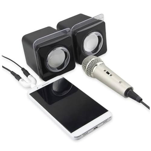 Homoyoyo 2pcs Audio Input and Output Adapter Headset Splitter for Laptop and Connect Headphones and Microphone Simultaneously Portable and Convenient Design