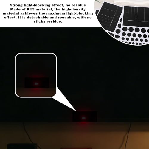 6pcs Blocked Vinyl Webcam Covers Slide, Laptop Smartphone Smart TV Light Multiple Sizes Restickable Blackout Stickers Label Decal Blocking Webcam Camera