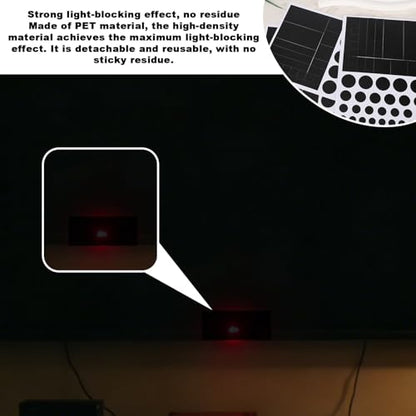 6pcs Blocked Vinyl Webcam Covers Slide, Laptop Smartphone Smart TV Light Multiple Sizes Restickable Blackout Stickers Label Decal Blocking Webcam Camera