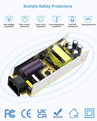 ALITOVE AC to DC Converter 110V to 12V 10A 120W Power Supply Car Cigarette Lighter Adapter to Wall Plug AC to DC Adapter for Car Vacuum Cleaner Inflator Refrigerator Cooler and Other Car Devices - size: 10A(120W)
