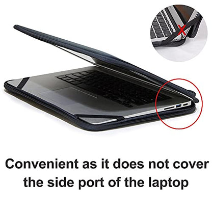 Laptop Sleeve 15.6 Inch Foldable Slim Case Lightweight Bag Notebook Computer Carrying Flip Cover (Pink) - color: Pink, size: 15.6 Inch