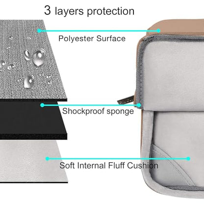 MOSISO Compatible with MacBook Air 13 inch Case M5 2026 M4 2025 M3 M2 2024-2022 A3449 A3240 A3113 A2681,Hard Shell&Sleeve Bag&Keyboard Skin&Webcam Cover&ScreenFilm for MacBook Air 13.6, Bronze Brown - color: Bronze Brown