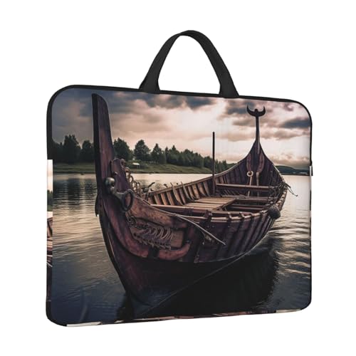 14 inch Laptop Sleeve with Handle Shockproof Laptop Bag Waterproof Computer Cover Bag Boat Briefcase