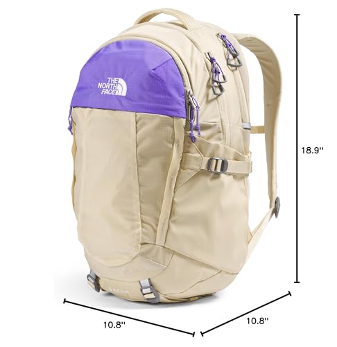 The North Face Women's Recon Everyday Laptop Backpack, Gravel/Optic Violet, One Size - color: Gravel/Optic Violet, size: 30 Liters