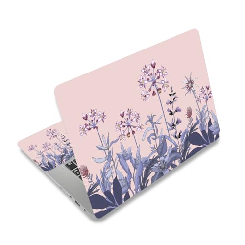 DINKY 13 13.3 14 15.4 15.6 Inches Laptop Skin Sticker Decal Netbook Skin Sticker,15.6" Flora Universal Reusable Notebook Art Decal Protector Cover (Flowers Plants) - color: flowers and plants
