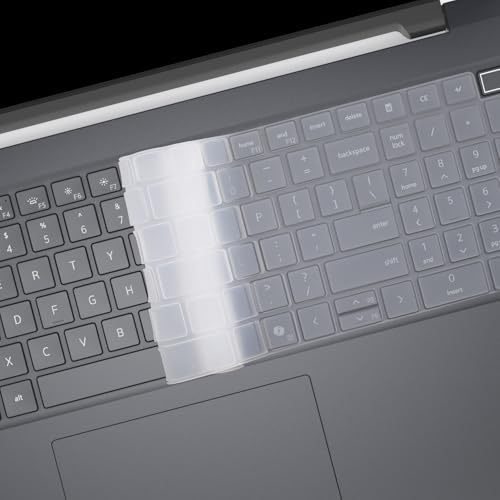Keyboard Cover Skin for 2026 2025 Dell Pro 16 PC16255 PC16250 /Dell Pro 16 Plus PB16255 PB16250/Dell Pro Max 16 MC16250 MC16255 MB16250 16" Laptop (NOT FIT Dell Pro 16 Premium, Pro 3/5/7 16")-Clear - color: Clear