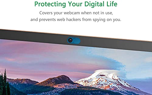 CloudValley Laptop Camera Cover Slide, Metal 0.023 Inch Ultra-Thin, 2 Pack | Webcam Cover for MacBook Pro / Air, Laptop, iMac, iPad, iPhone 8/7, PC Accessories, Privacy Web Camera Protection, Blue - color: Blue-2 Pcs