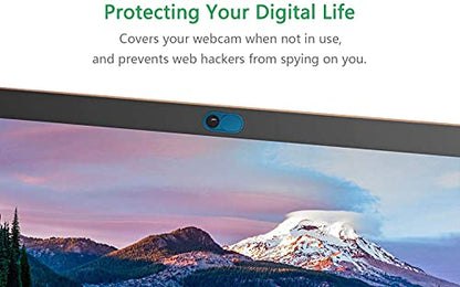 CloudValley Laptop Camera Cover Slide, Metal 0.023 Inch Ultra-Thin, 2 Pack | Webcam Cover for MacBook Pro / Air, Laptop, iMac, iPad, iPhone 8/7, PC Accessories, Privacy Web Camera Protection, Blue - color: Blue-2 Pcs