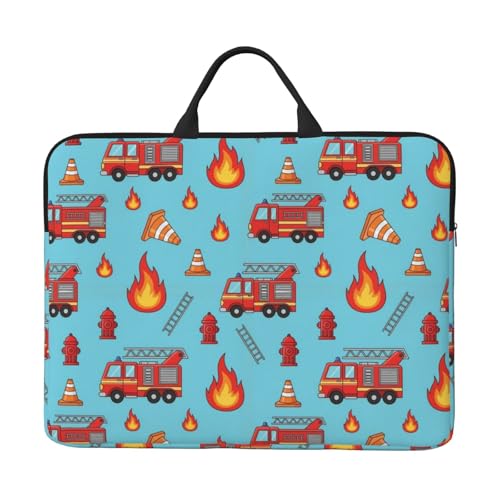 Laptop Case 14 Inch, Soft Shockproof Laptop Sleeve with Handle, Protective Bag - color: Pattern (661)