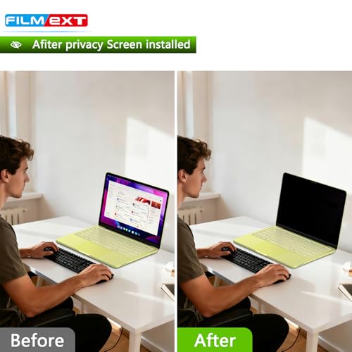 Privacy Screen for Macbook Neo 13 inch (2026, A18 Pro) | Bubble Free Installation Macbook neo 13" Privacy Screen Shield Anti-Spy/Blue Light/Anti Glare/Easy On/Off - size: Mac Neo 13 inch(2026)
