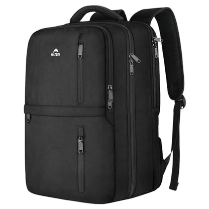 MATEIN Extra Large 45L Travel Backpack, Airline Approved 18 Inch Backpack | Shoe Compartment, Water Resistant, College Luggage Backpack, Casual Daypack, Overnight Weekender Travel Bag, Black - color: Black, size: XX-Large