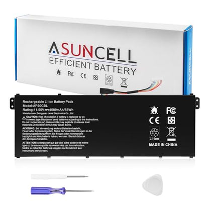 ASUNCELL AP20CBL Laptop Battery Replacement for Acer Aspire 5 A515-45 A515-46 A515-45G Aspire 7 A715-43G Swift 3 SF314-43 SF314-511 Vero AV15-51 TravelMate Spin B3 B311RNA-32 - color: AP20CBL