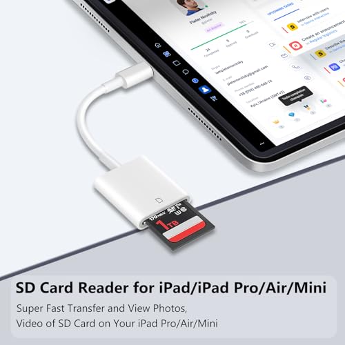 Criello USB C SD Card Reader, Digital Camera Adapter | Type C Camera Adapter for iPhone 15/16/17 Plus/Pro/Max, iPad MacBook/Air iMac/Samsung Galaxy Android