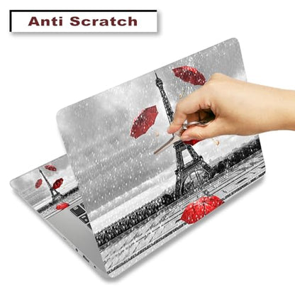 12 13 14 15 15.4 15.6 Inches Laptop Skin Sticker Decal Universal Netbook Skin Sticker Reusable Soft Notebook Art Protector Cover Decal, Paris Tower - color: Paris Tower