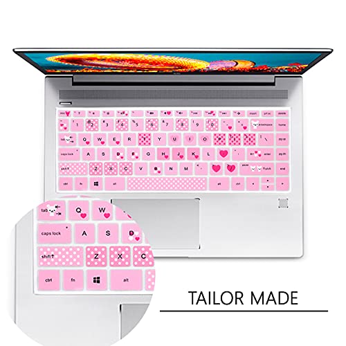 Silicone Keyboard Cover for HP 14" Laptop 2020 2019 2018,Pavilion x360 14M-BA 14M-CD 14M-DH 14-BA 14-BF 14-cm 14-CF 14-DF 14-DK 14-DS 14-DQ Series 14 Inch Protective Skin,Lovely Bears - color: Lovely Bears