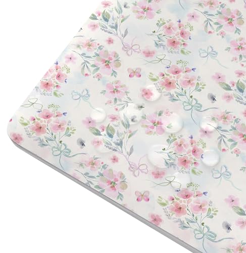 11.6 13 13.3 14 15 15.6 inches Netbook Laptop Skin Sticker Decal Reusable Protector Cover Case for Laptop Notebook chromebook Pink Flowers W-NEK-48 - color: W-NEK-48