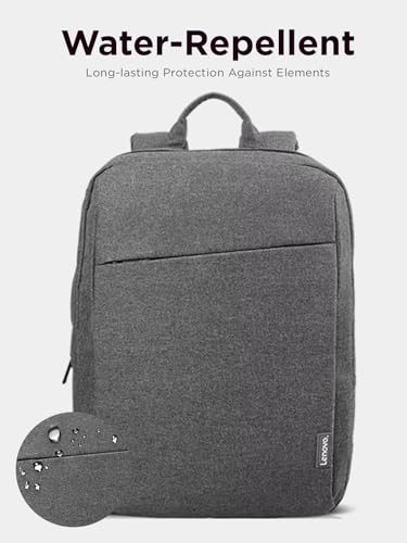 Lenovo Casual Laptop Backpack B210 - 15.6 inch - Padded Laptop/Tablet Compartment - Durable and Water-Repellent Fabric - Lightweight - Grey - color: Grey, size: 15.6 inch