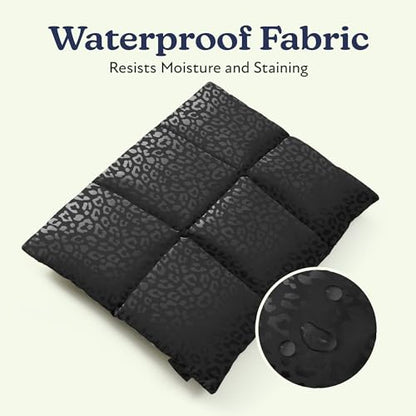 Vandel Puffy Laptop Sleeve 13 inch - 14 inch Waterproof Laptop Sleeve Case | Compatible with 13 inch MacBook Air/Pro 13 / MacBook Pro 14, iPad Pro 12.9, 13.3 in HP Dell, Air Case, Computer Bag Cover - color: r. Grid Black Leopard