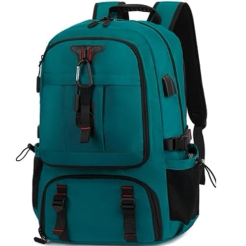 Travel laptop backpack, Extra Large 60L Traveling College Backpack,Large Capacity Backpack for Men Women,Fits 17 Inch Computer, USB Charging Port, Green - color: 60l Green-a
