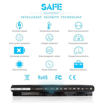 Type M5Y1K 14.8V Battery for Dell Inspiron 15 3000 5000 Series 5559 5558 5555 5758 3567 3551 3552 3558 3565 14 3451 3452 3458 5458 17 5755 5756 5758 5759 P51F 453-BBBQ 451-BBMG GXVJ3 HD4J0 991XP VN3N0