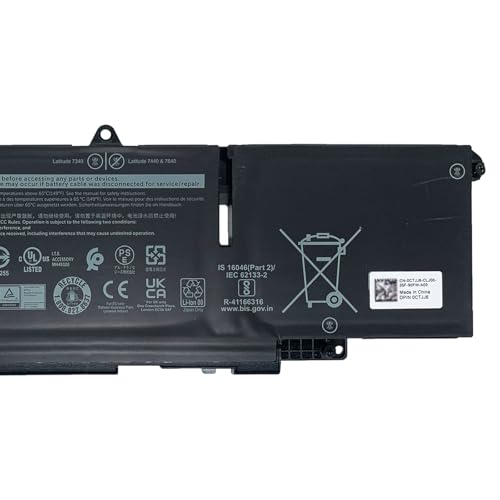 66DWX Laptop Battery 57Wh Series FH97R 0HYH8 0CTJJ6 | Compatible with Dell Latitude 7340 7350 7440 7450 7640 7650