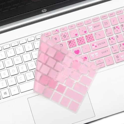 Keyboard Cover for 2026 2025 2024 HP 15.6 inch Laptop 15-fc 15-fd Series, HP 15z-fc000 15t-fd000 15-fd0123dx 15-fd0127dx 15-fc0245dx 15-fc0025dx 15-fd0023dx 15-fd0005dx 15t-fd100 fd0083wm fc0093dx - color: Lovly