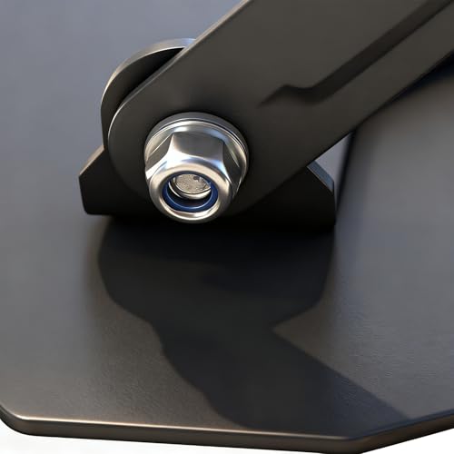 Ergonomic Adjustable Laptop Stand for Desk, Height Adjustable Riser with Ventilated Cooling, Foldable, Compatible with laptops ranging from 10-17.3 inches