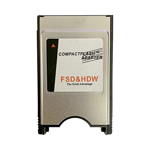 CF Memory Card Adapter PCMCIA Ata Adapter PC Adapter Reader CF Type I to PCMCIA (2 Pack)