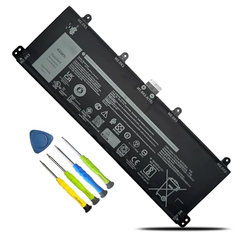 9F4FN 40Wh Battery Replacement for Dell Latitude 7320 Detachable Inspiron 14 3420 Series Notebook 09F4FN 2VKW9 8PK6G - size: 10.43*3.15*0.79inch 9F4FN