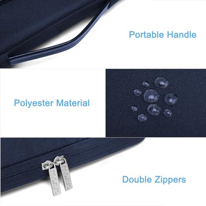 MOSISO 360 Protective Laptop Case 16 inch,15-15.6 inch Laptop Sleeve Compatible with MacBook Pro 16 M5 M4 M3 M2 M1,HP Acer Dell Lenovo ASUS,Side Open Bag with 2 Raised&1 Flapover Pockets, Navy Blue - color: Navy Blue, size: 16 inch