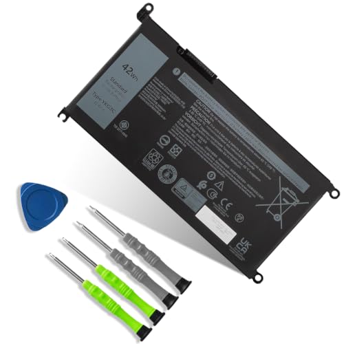 42Wh YKG3C Laptop Battery Replacement for Dell Chromebook 3120 Chromebook 3120 2-in-1 Series Notebook 0YKG3C 0RF9H3 11.4V 3500mAh - size: 7.53*4.08*0.22 inch YKG3C