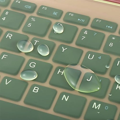 Pokinge 5pcs Silicone Keyboard Cover Protector Keyboard Skin multicolorful Waterproof Dustproof Universal Keyboard Film for Notebook Computers 12-14 inch