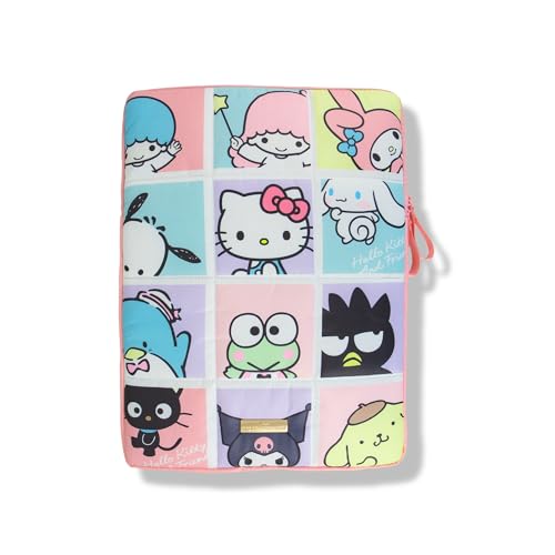Sonix x Sanrio | Puffy Laptop Sleeve | 15-16 Inch, Quilted Pillow Puffer Laptop Carrying Case, Computer Sleeve | Hello Kitty Grid - color: Hello Kitty Grid