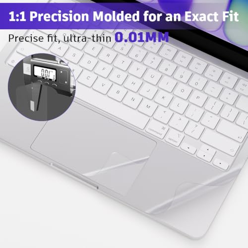 Palm Rest Cover for 2026 MacBook Neo Vinyl Skin with Trackpad Protector | Protect Laptop, Laptop Decal,Residue-Free Sticker,Removable(Clear) - color: Tansparent