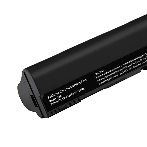 Futurebatt 6Cell Battery fit Acer Aspire One 756 AO756 V5-171 725, TravelMate B113 B113M B113-M, fit Acer C7/ C710 Chromebook Series, fit AL12X32 AL12A31 AL12B31 AL12B32 [11.1V 5200mAh/58Wh] - size: 756 9.84 3.94 1.77