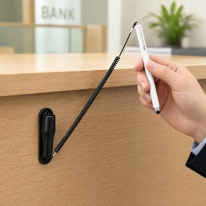 Capacitive Stylus Pen Anti Lost Design with Holder and Elastic Tether Portable Touch Pen for Tablets Smart Phones Laptops and Car GPS Ideal for Office Travel and Daily Vehicle Use