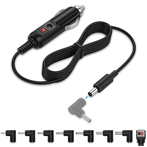 12V DC Car Charger for Portable DVD Player DBPOWER Sylvania RCA | Car Cigarette Lighter Power Cord 6.6FT for Snailax Seat Cushion, Spectra S1 S2 Breast Pump
