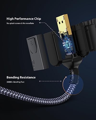 Maxonar Upgraded USB C to DisplayPort 1.4 8K Cable with Latches 6.6FT, Thunderbolt 4/3 /USB4 to DP Support 8K 60Hz / 4K 144Hz 32.4Gbps HBR3 Alt Mode Adapter for Mac Studio, MacBook Pro, XPS Grey - size: 6.6FT with Latches